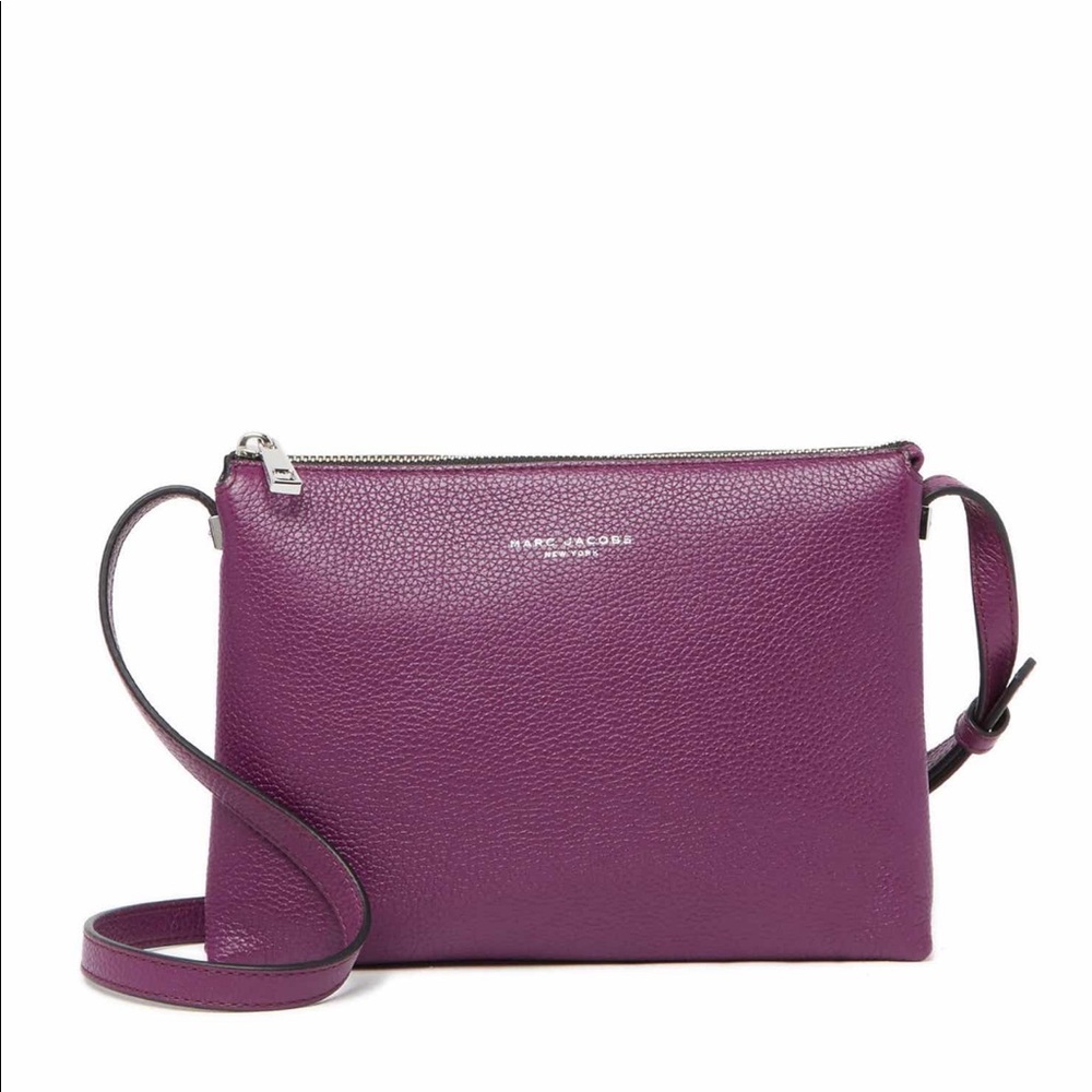 Marc Jacobs Leather Crossbody bag purple